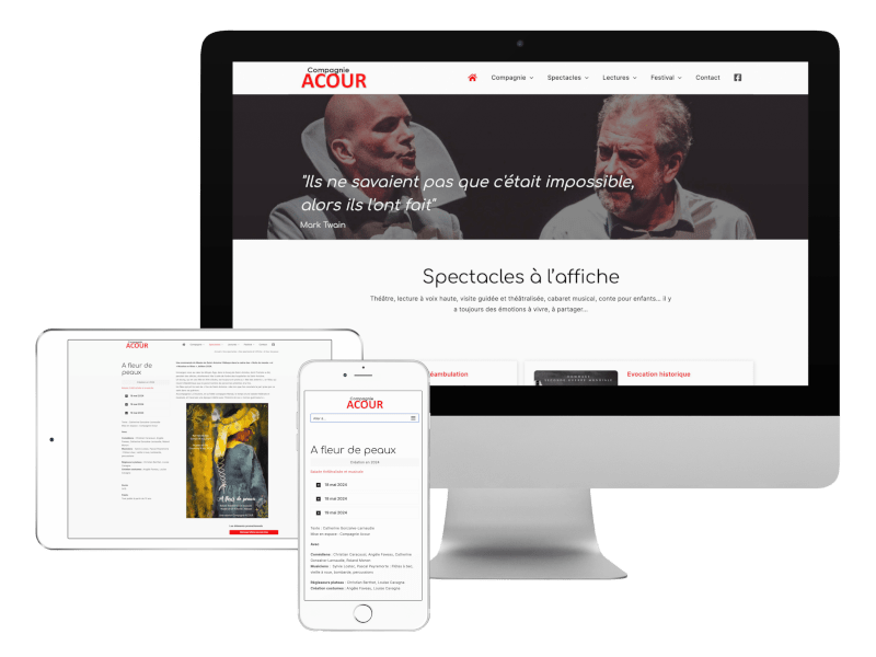 Sukellos - Création de site internet - Compagnie Acour