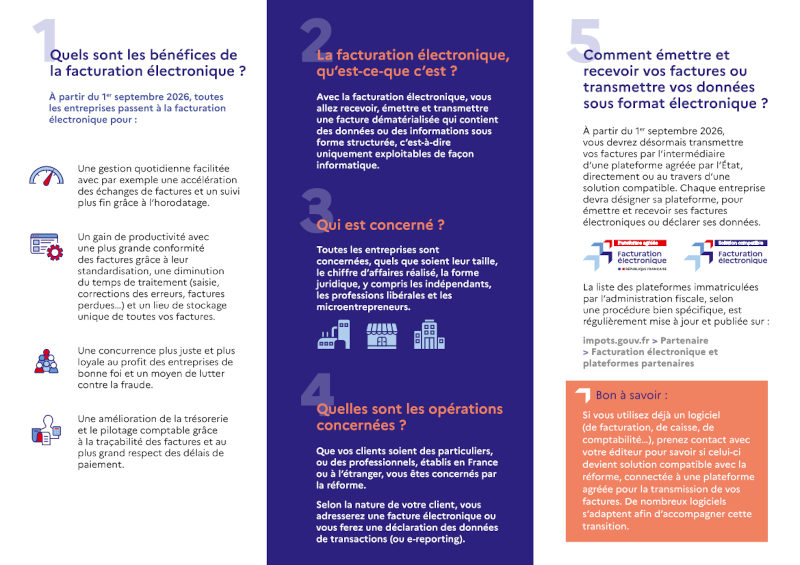 facturation electronique depliant generique