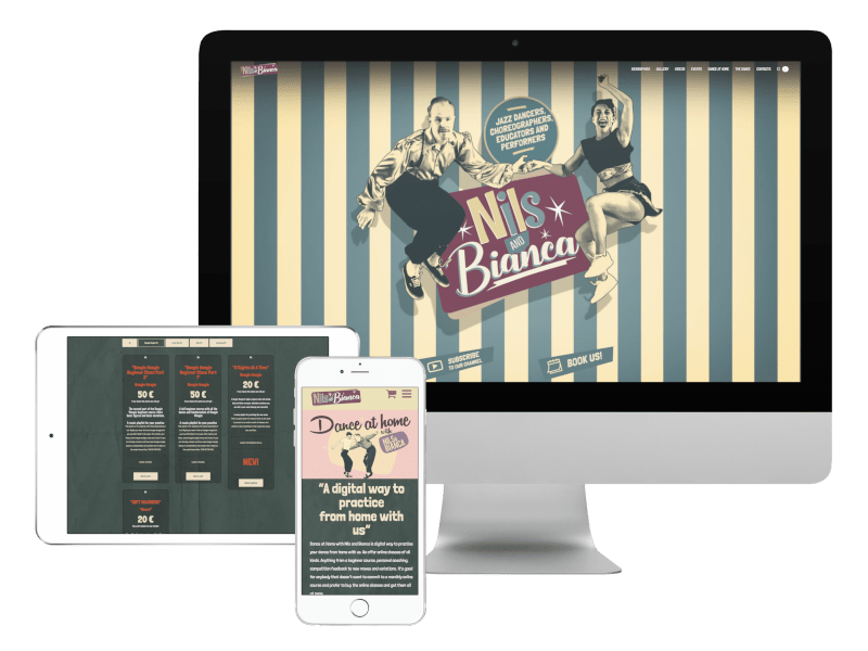 Sukellos Création de site internet Nils and Bianca